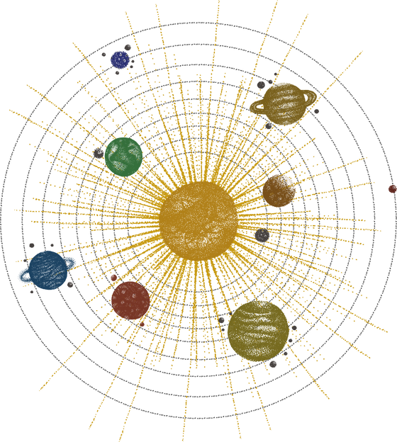 Solar System Illustration